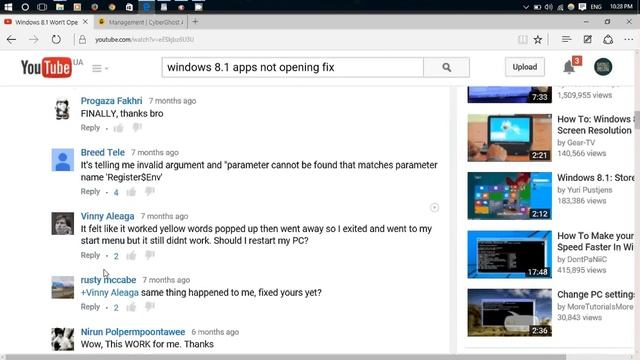 WINDOWS 8.1 APPS NOT OPENING FIX ( 100% WORKING ) , windows 10 смотреть онлайн