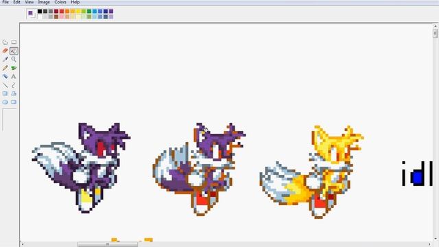 How to recolor sprites in MSPaint on Windows Vista смотреть онлайн