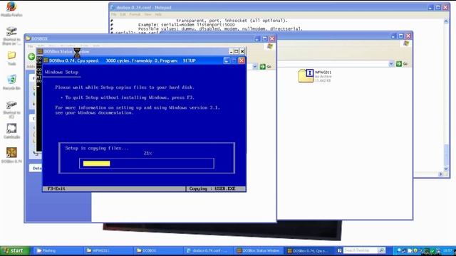 How To: Install Windows 3.1 under DOSBOX (ENG) смотреть онлайн
