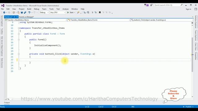How to transfer data from checked ListBox to another checkedlistbox winforms смотреть онлайн