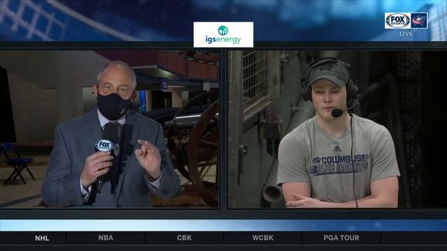 Eric Robinson talks about playing tough against Tampa Bay смотреть онлайн