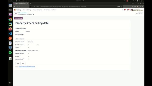 Odoo 17 Development Course(45) - Automated Actions (Cron Jobs) in Odoo. смотреть онлайн