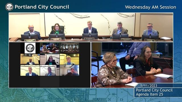 Portland City Council Meeting AM Session 01/11/23 смотреть онлайн
