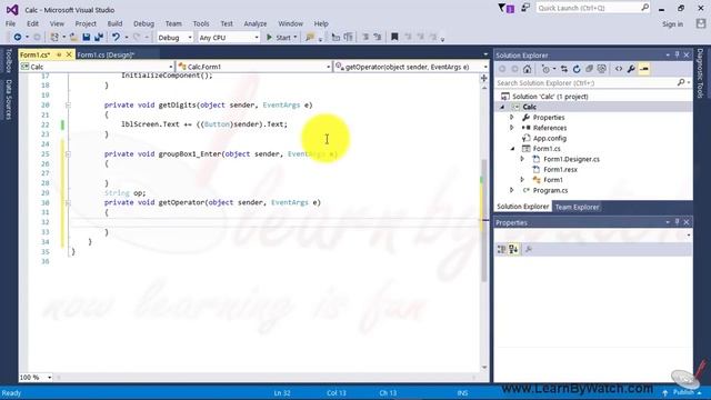 How to Make a Calculator in C Sharp | Windows Form Application | Vineet Agrawal смотреть онлайн