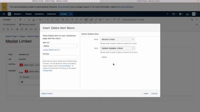 Zabbix Plugin for Confluence Tutorial смотреть онлайн