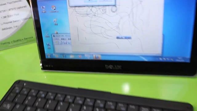 Deluxe DLT-I101 10 Zoll Windows 7 Tablet Kurztest смотреть онлайн