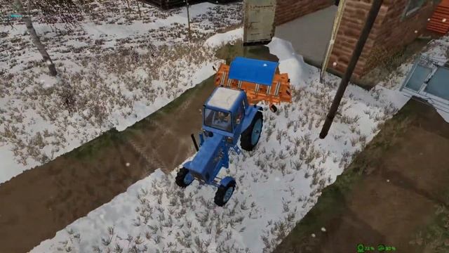 [РП]ВЫПАЛ!ПЕРВЫЙ СНЕГ!ЧИСТИМ!FARMING SIMULATOR 19 смотреть онлайн