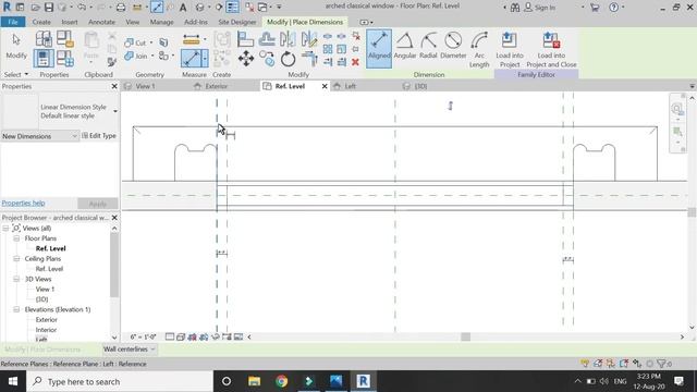 Revit Tutorial - Classical Arched Window (Parametric) смотреть онлайн
