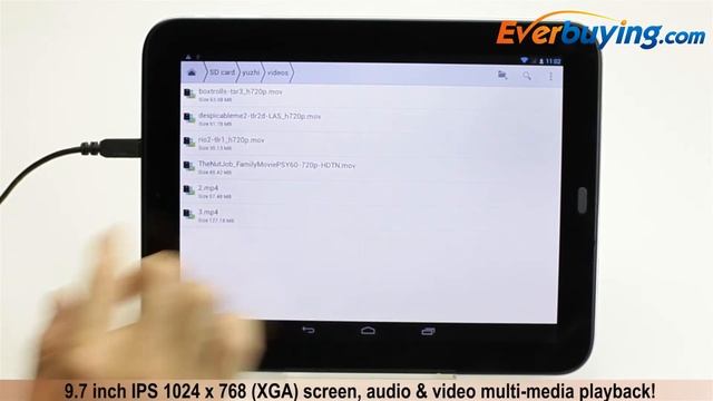 9.7 inch Cube U59GT Android 4.2 3G Tablet PC from Everbuying смотреть онлайн
