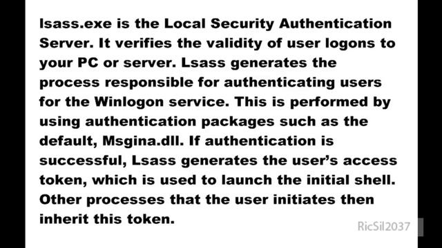 What is lsass.exe смотреть онлайн