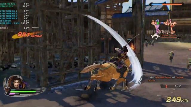Samurai Warriors 5 Intel HD 520 | i5 6200u смотреть онлайн
