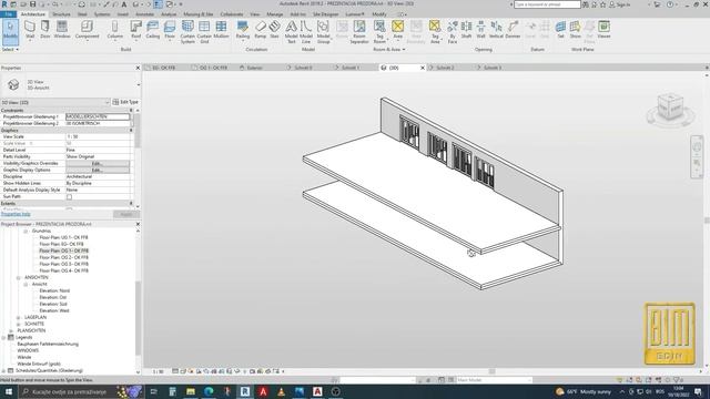 REVIT FAMILY TUTORIAL - THREE PANEL WINDOW PRESENTATION / REVIT PREZENTACIJA TROKRILNOG PROZORA смотреть онлайн