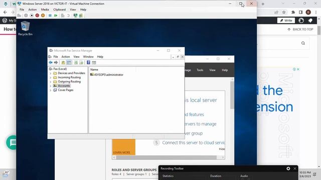 How to install Windows Fax Server in Windows Server смотреть онлайн