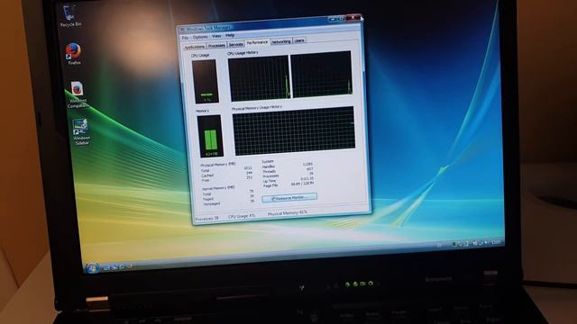 Windows Vista Startup, Shutdown with the thinkpad r61. смотреть онлайн