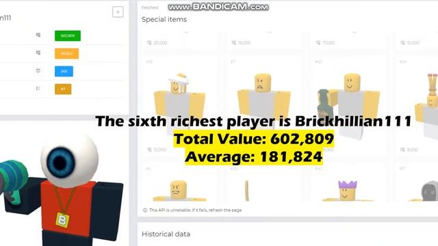 Top 10 Richest Brick Hill Players смотреть онлайн