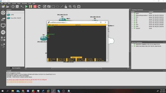ITT633 Network Automation – SSH Automation using Ansible смотреть онлайн