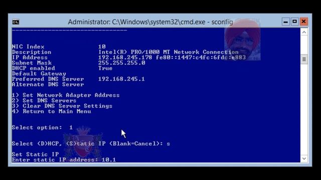 ✅ How to Configure Change or Manage Network Settings of Server Core in hindi смотреть онлайн