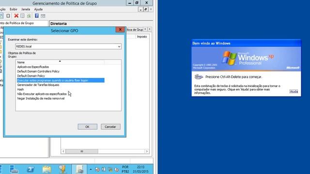 WINDOWS SERVER GPO Executar Programas no Logon parte2 смотреть онлайн
