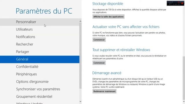 Tuto : Comment formater rapidement son pc sous Windows 8 смотреть онлайн