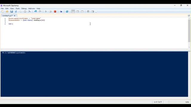 Extending Active Directory User Account End Date with PowerShell смотреть онлайн