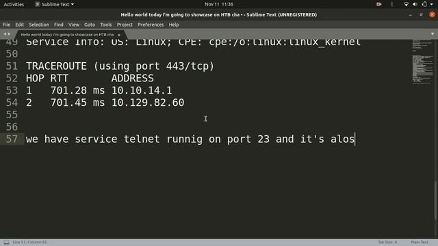 meow walkthrough challenge HACKTHEBOX смотреть онлайн