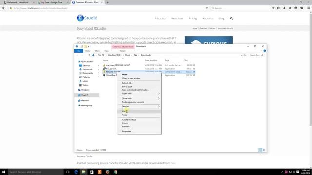 How to install R Studio in Windows 10 смотреть онлайн