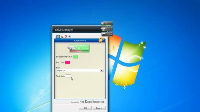 Drive Manager Gadget for Windows 7 смотреть онлайн
