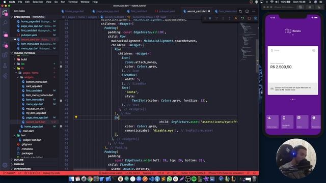 Criando a Home do Nubank com Flutter - Por Renato Mota (Part 7) смотреть онлайн