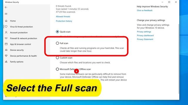 How To Scan Your Computer For Viruses | Windows Defender | Microsoft Defender | Windows Antivirus смотреть онлайн