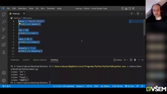 Workshop: David Šetek - Programování v Pythonu смотреть онлайн