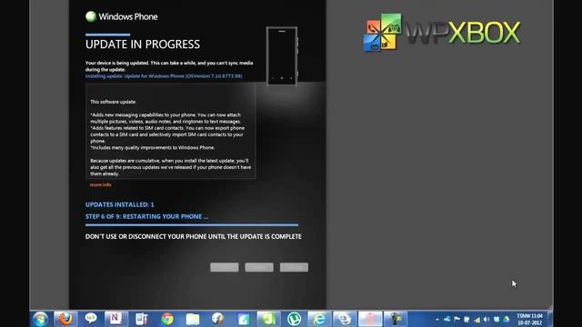 Force Update Lumia 800 / 710 to Tango Update смотреть онлайн