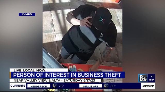 Metro police search for suspect accused of committing fraud, theft against Las Vegas business смотреть онлайн