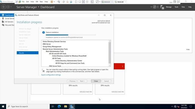 ADDS & DNS Server Install for Exchange Server 2019 CU13 Deployment Part 2 смотреть онлайн