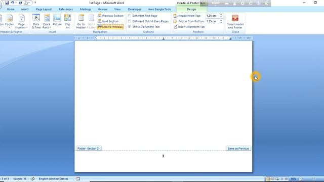 Page numbers starting from a specific page in word 2007 (Bangla) смотреть онлайн