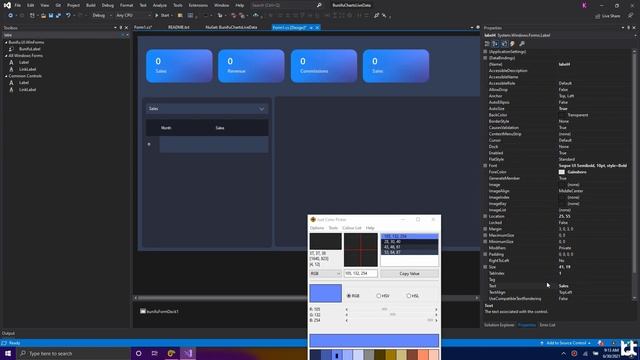 Bunifu Live charts - Plot Multi-series Realtime live data + Bunifu UI смотреть онлайн