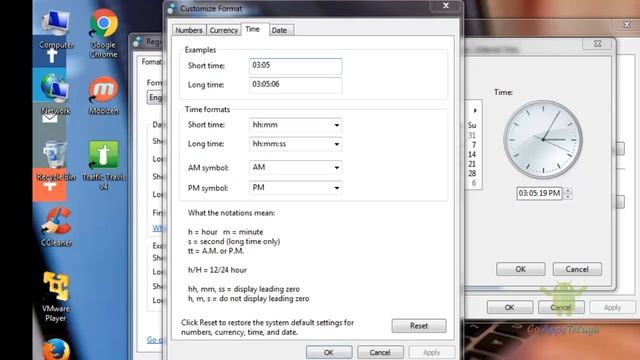 Date and Time Settings in Windows 7 смотреть онлайн