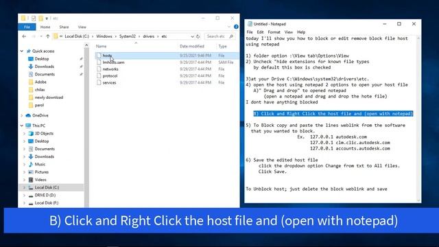 Enscape Online Asset Library Block Or Unblock Using Using Host File