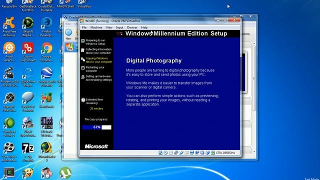 Installing Windows Millenium in VirtualBox смотреть онлайн