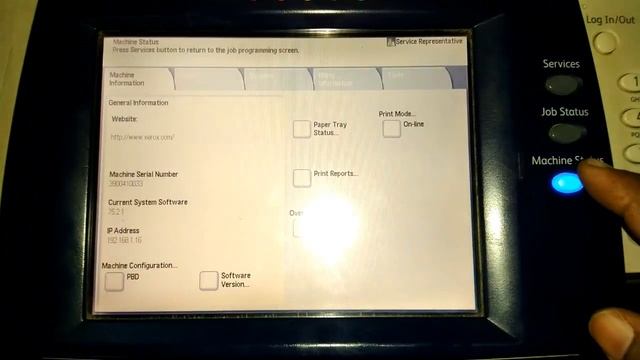 Networking Settings In Xerox Workcentre 7435/7425/7428/7335/7345/7355