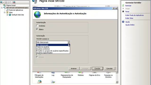 33 - Servidor FTP - Windows Server 2008 R2 смотреть онлайн