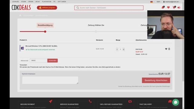 Tutorial: Wie bestellt man einen echten Windows 10 Pro Key für 13,57€ + Check! смотреть онлайн
