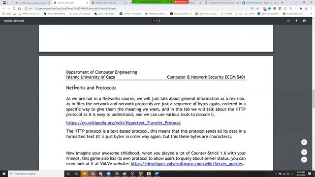 Network Security Lab 01 - IUG ECOM 2020 смотреть онлайн