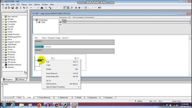 SIMATIC STEP 7 CONFIGURATION AND RLO (POSITIVE AND NEGATIVE EDGE)  WORKING