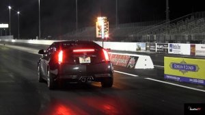 2013 Cadillac CTS-V Coupe - Acceleration Drag Test Video - Launch, 0 - 60 1/4 mile ®