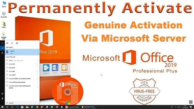 MICROSOFT OFFICE 2019 PRO PLUS (64 BIT/32 BIT) FULL VERSION GENUINE ACTIVATION FOR LIFE смотреть онлайн