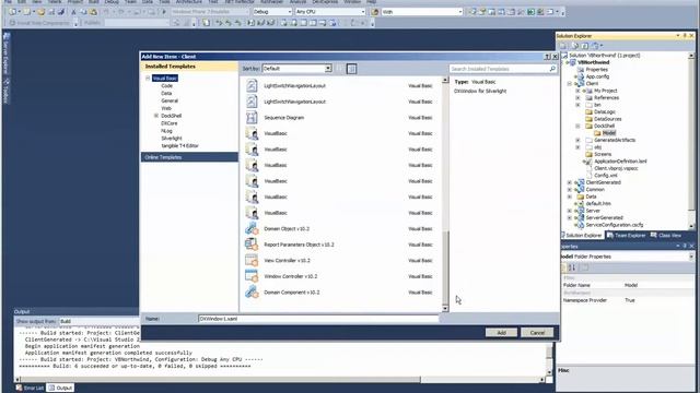 Building a DockShell application in VS2010 using the DockShell Microsoft LightSwitch Shell Extensio смотреть онлайн