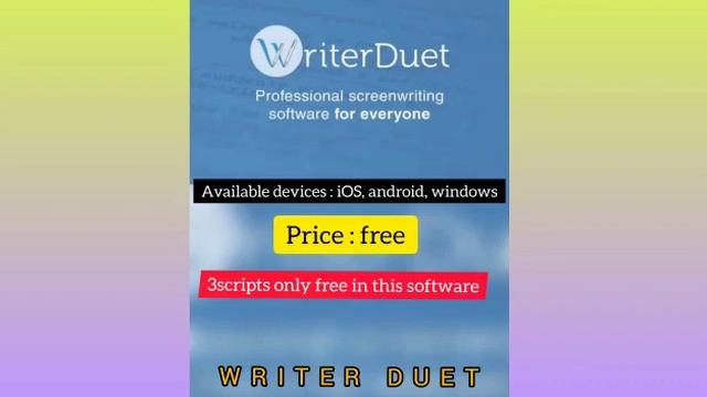 Best 6 free Script writing apps | Android | ios | windows | Best Screenplay Softwares смотреть онлайн