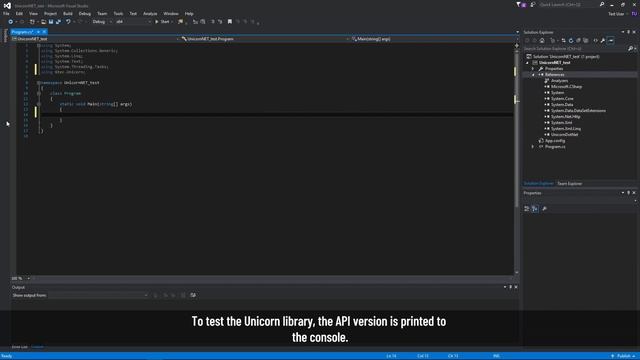 Unicorn Hybrid Black Tutorial: Dev Tools - .NET API смотреть онлайн