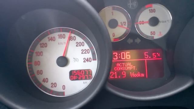 Alfa Romeo GT 1.9 JTD @185hp 0-200km/h смотреть онлайн