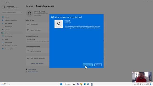 COMO REMOVER CONTA MICROSOFT DO WINDOWS 11 2023 смотреть онлайн